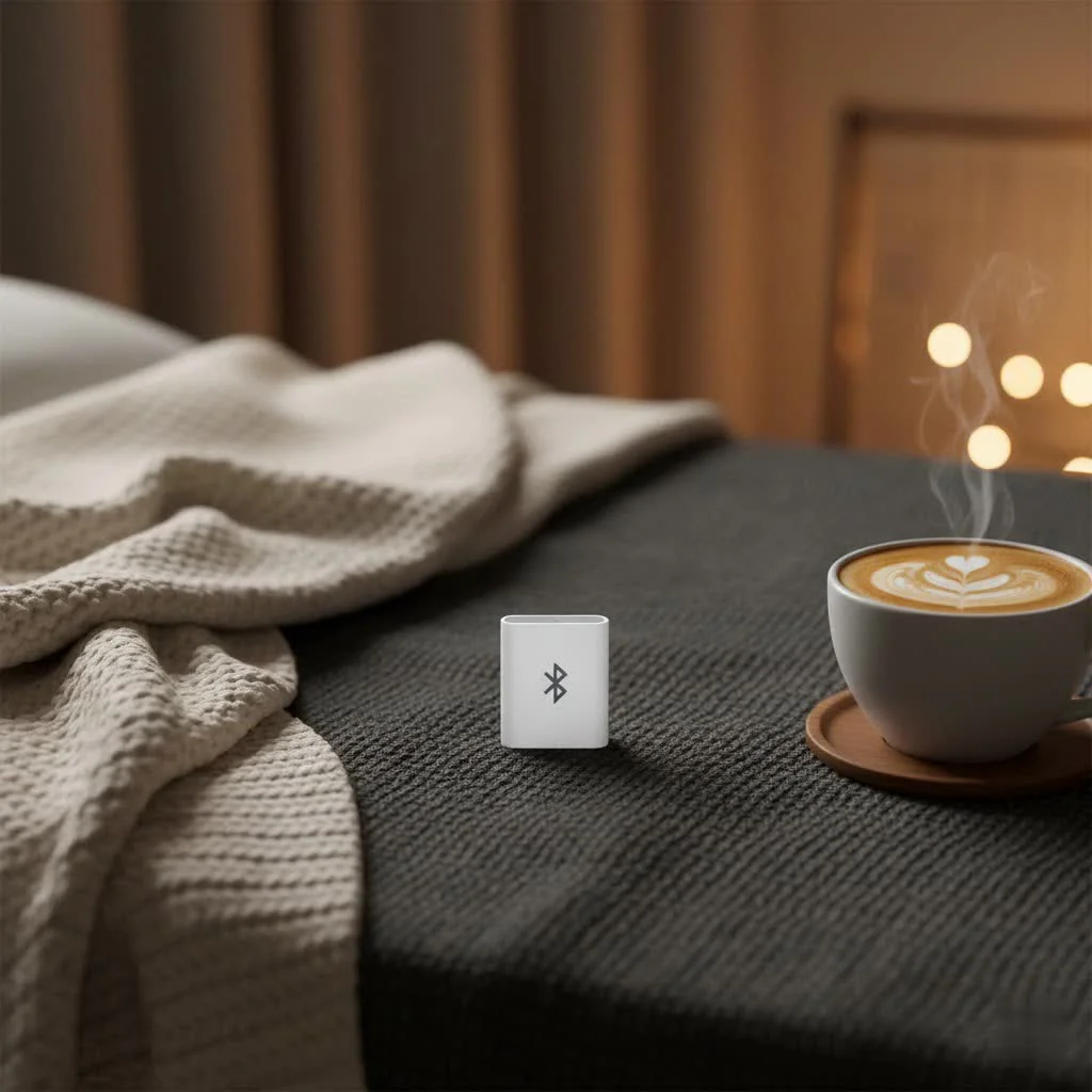 Bluetooth dongle connected to a laptop