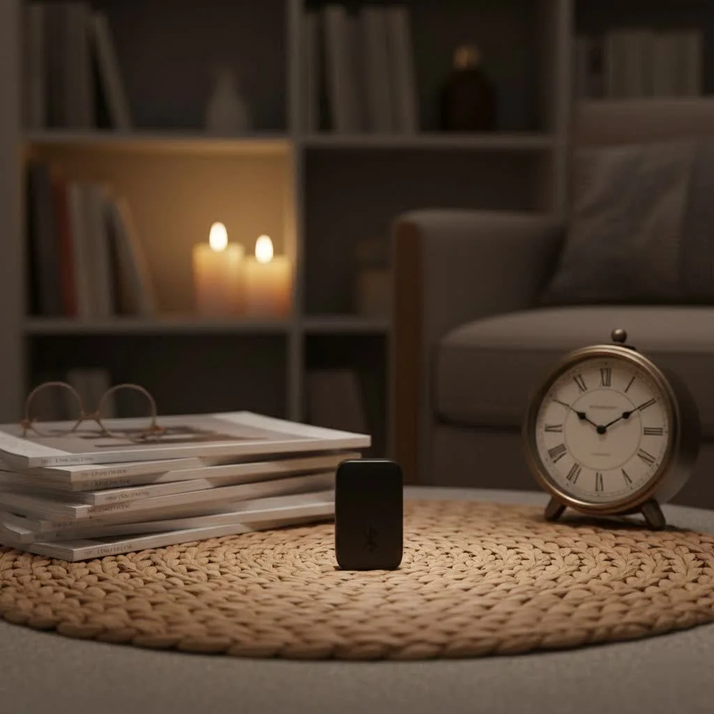 Bluetooth transmitter dongle connected to a TV